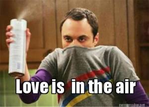 sheldon love is in the air