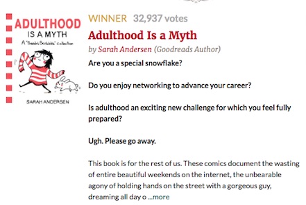 adulthood is a myth goodreads choice 2016.jpg