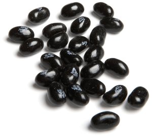 black jellybeans