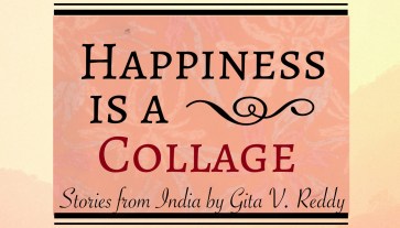 happiness is a collage banner
