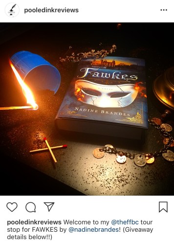 Fawkes book tour Bookstagram photo_pooled ink