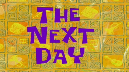 the next day