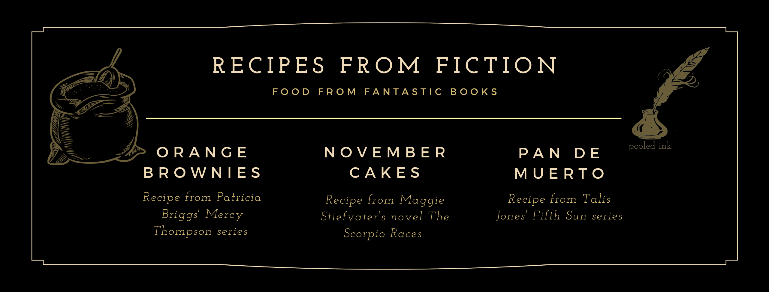 Recipes from Fiction! | pooled ink